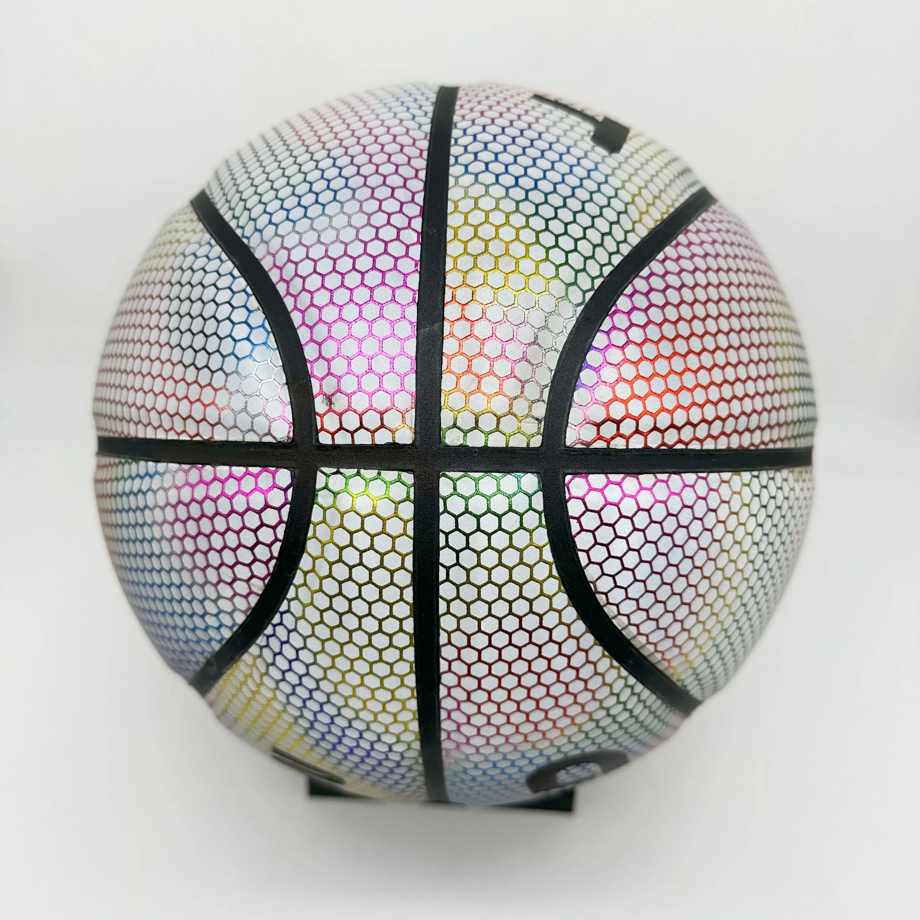 Factory Direct Standard Size 7 Reflective PU Basketball for Training and Match High Quality Basketball