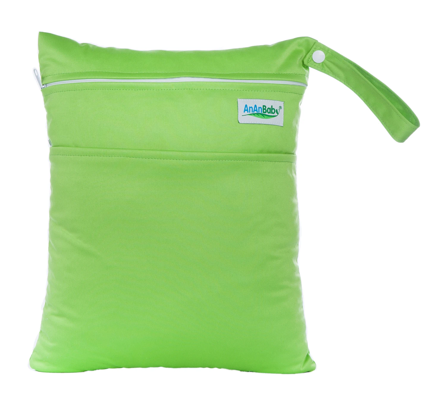 Polyester PUL Reusable Multi-use Zippered Waterproof Wet Bag Baby Diaper Bag