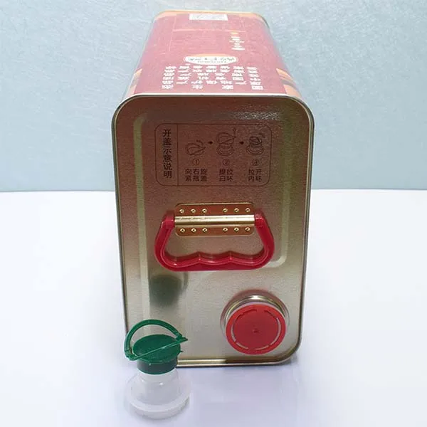 OEM/ODM Metal Olive Oil Cans Manufacturer 500ml Round Tins 4L Square Oil Tin Can High Quality Food Grade