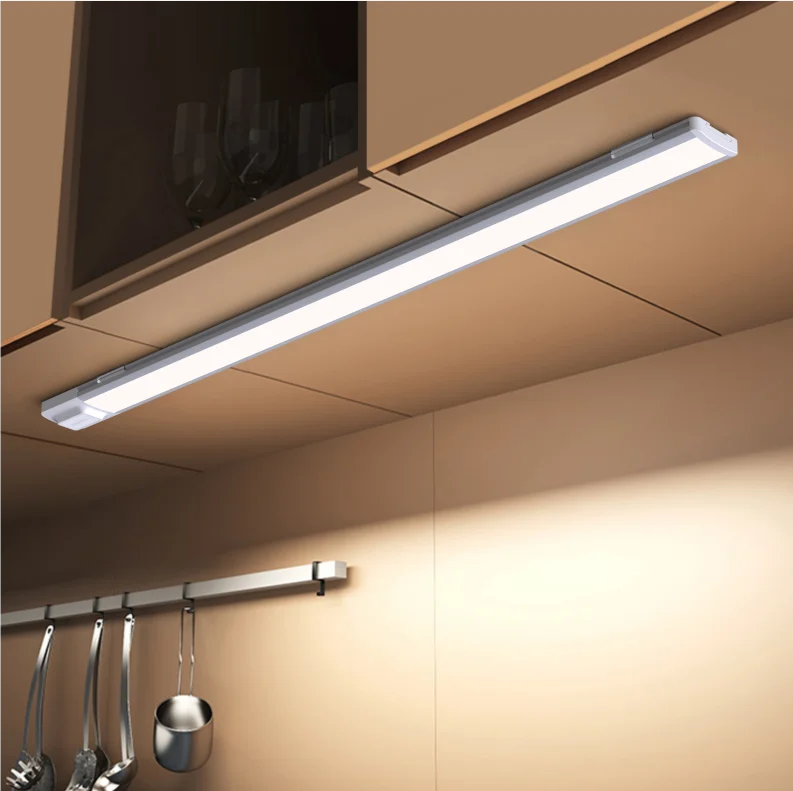 Bedroom Led Wireless Motion Sensor Closet Light Battery Rechargeable Ultra Thin Under Cabinet Night For Kitchen Stairs