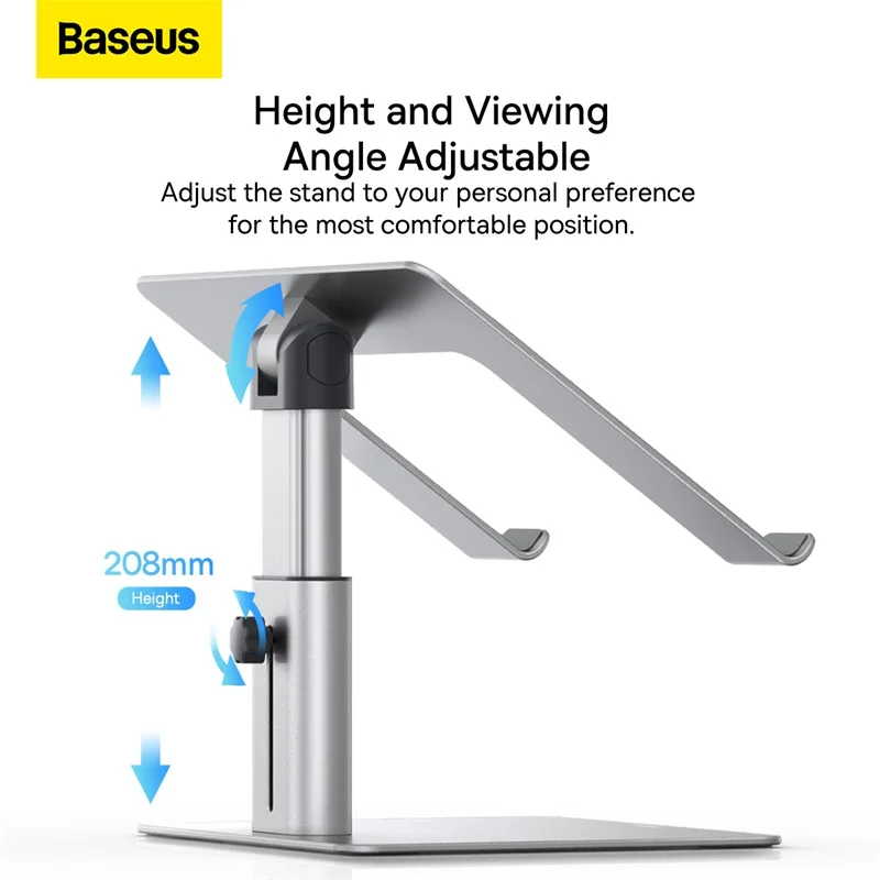 Baseus Portable Metal Foldable Tablet Computer Laptop Portable Desktop Stand Holder