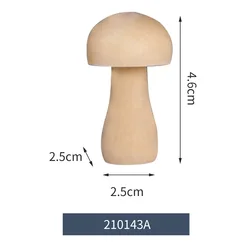 Unfinished wood Mushroom Various Sizes  Wooden Mushroom Craft  customizable DIY mini wooden  set