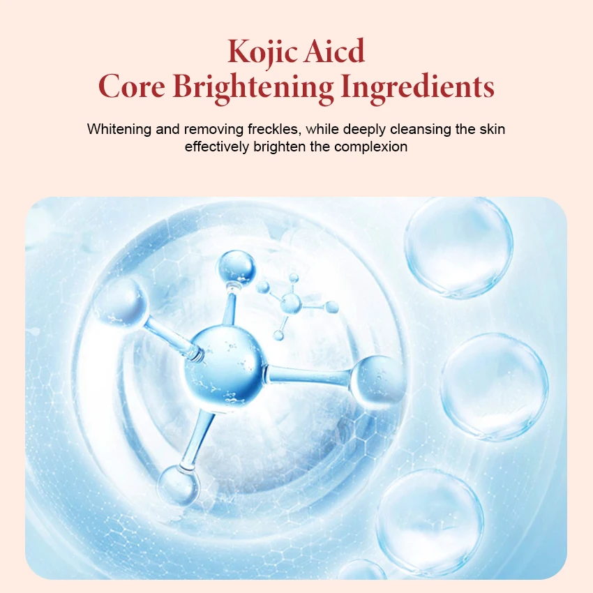 BTJ Kojic acid soap  Brightening and whitening kojic acid soap Fade black spots Acne removal Facial and body soap H1
