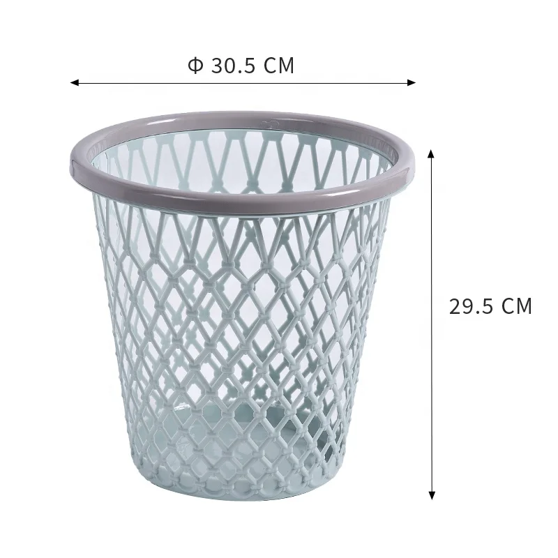 Basketball hoop garbage basket