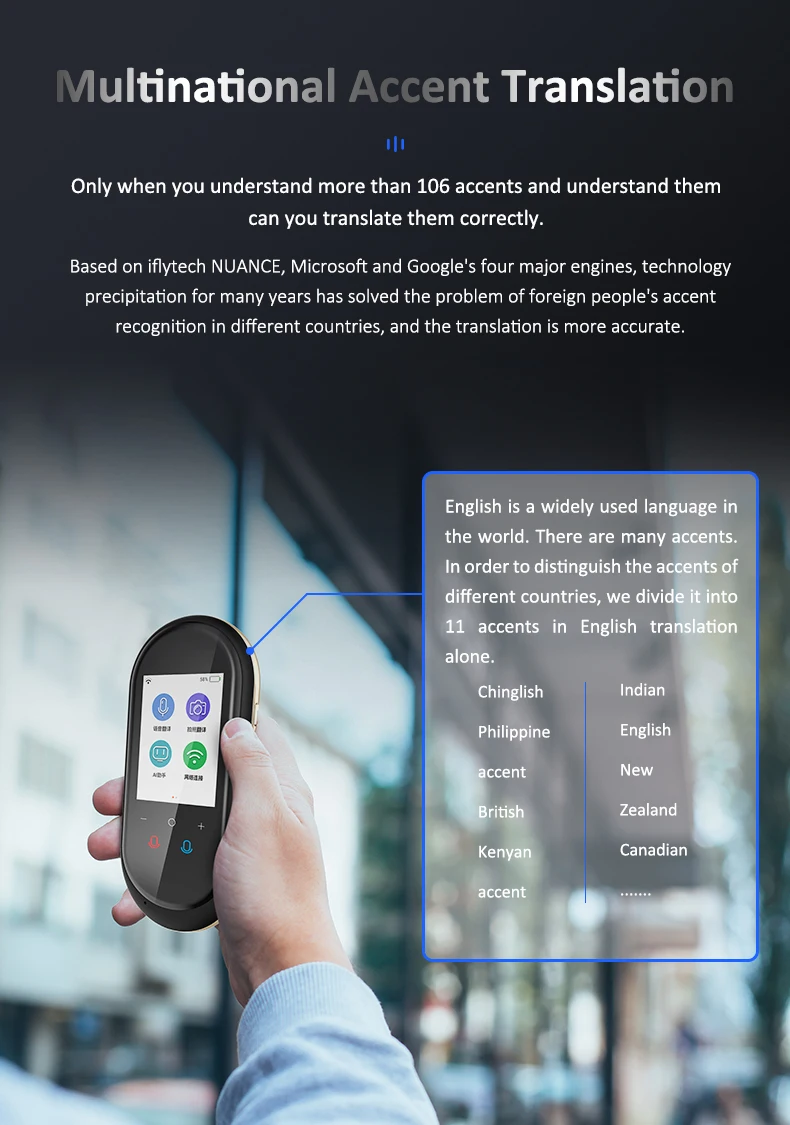 Мини переводчик T10 многоязычный портативный переводчик голоса переводчик в реальном времени