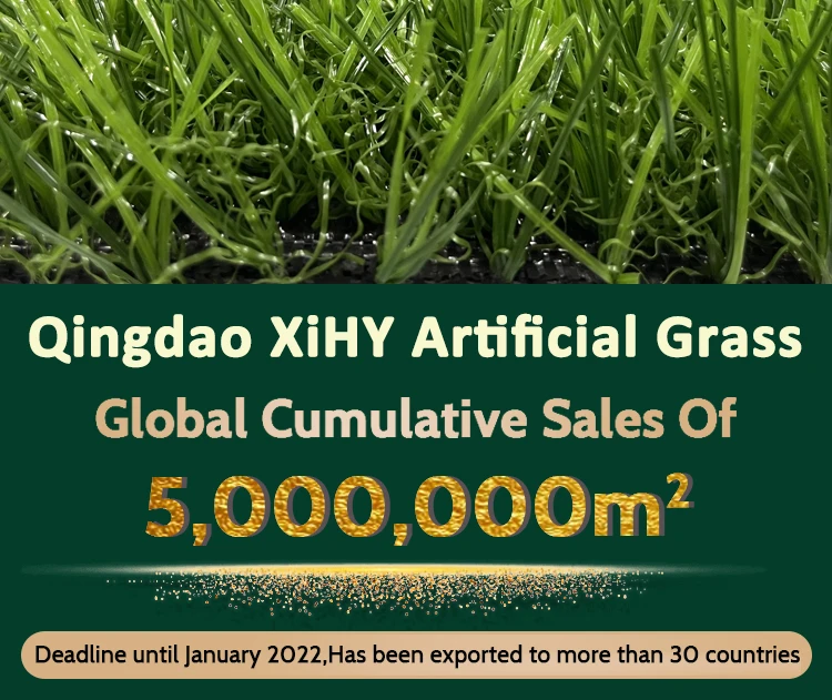 UV-Resistance Landscape Grass Warranty 5 to 10 Years  Grass Mat Roll Artificial Turf with Rubber Back