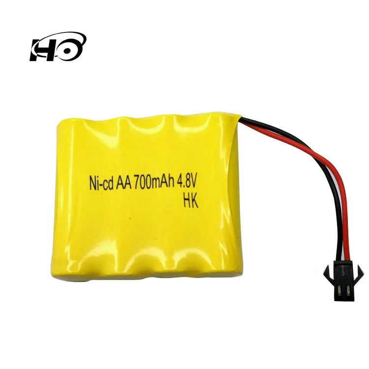 Заводская прямая перезаряжаемая никель-кадмиевая батарея aa 4,8 в 700 мАч