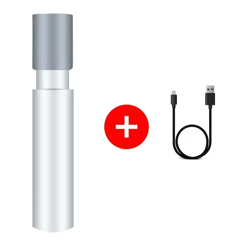 XPE led Lightweight Small Mini Torch Powerful  Stretch Zoom USB Led Torch Flashlight with Battery Rechargeable