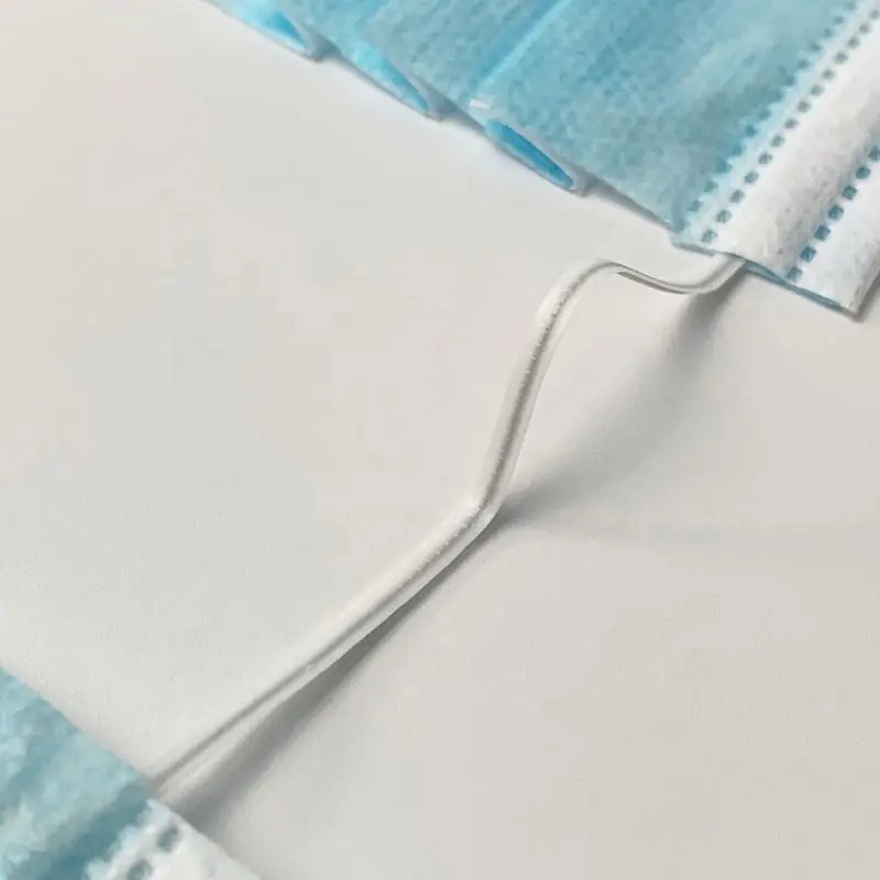 Doctor Use Non Woven blue Surgical face mask disposal with Tie On Headl Loop Metal Nose Clip