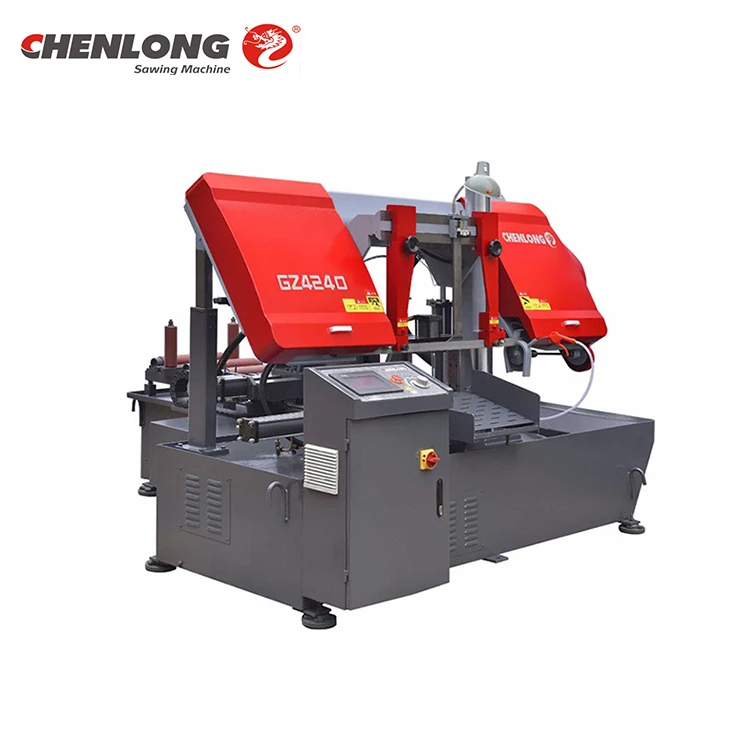 Chenlong Gz-4240 Double Column Fully Automatic Metal Cutting Band Saw Machine Price