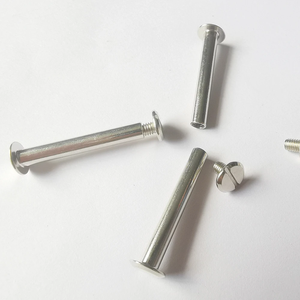 Factory Sale Screw Stud Curved Surface Cambered Solid Brass Fastener Belt Harness Nail Rivets