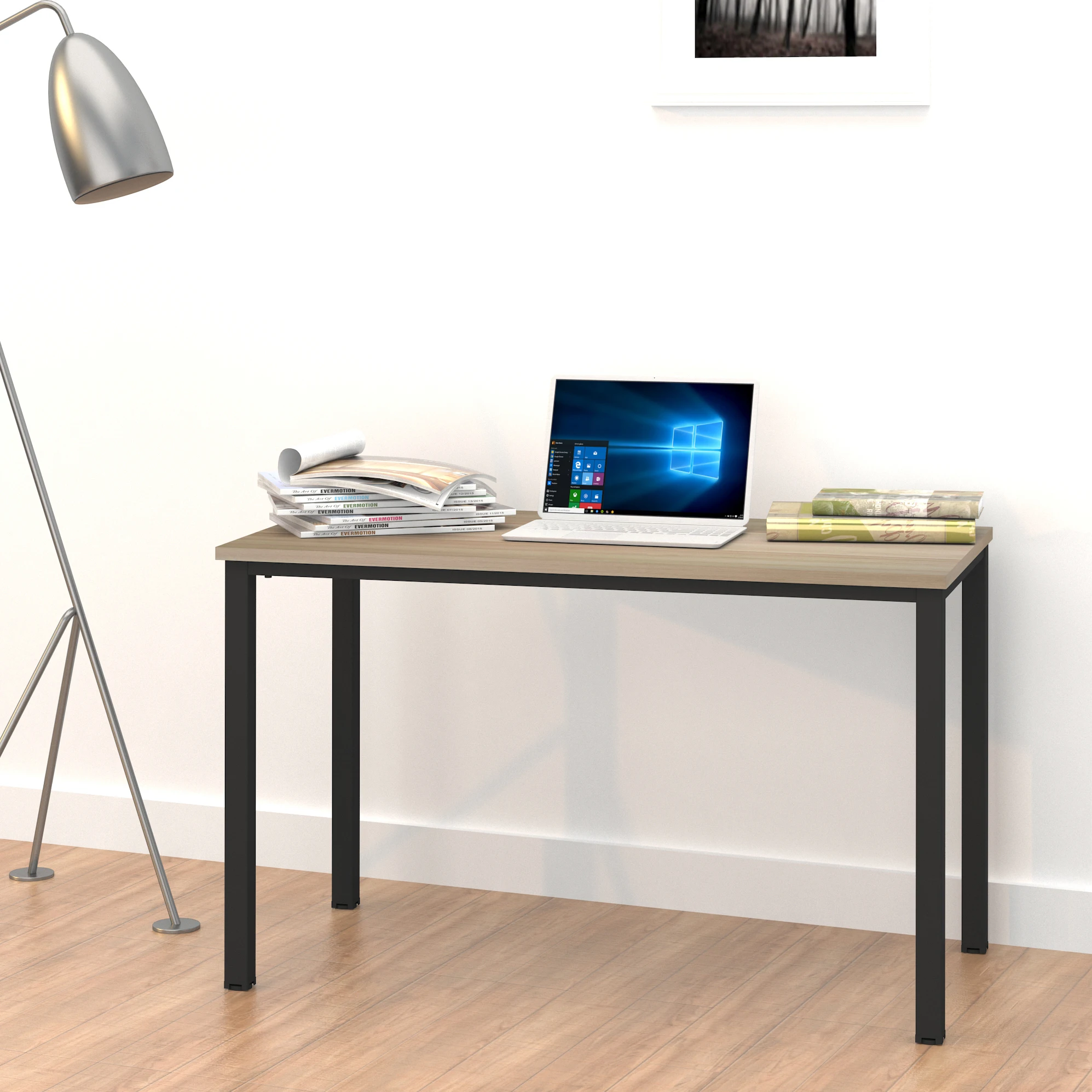 Wooden Home Computer Studio Table Grey President Panel Pc Bedroom Wooden Office Desks For Architech Simple Gamer Metal Wooden Pc