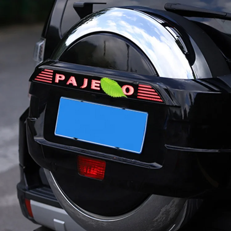 Car Red Tail door brake light Trunk Rear Door Stop Parking Strip Light Tail LED Brake Turn Signal Strip Light For Pajero