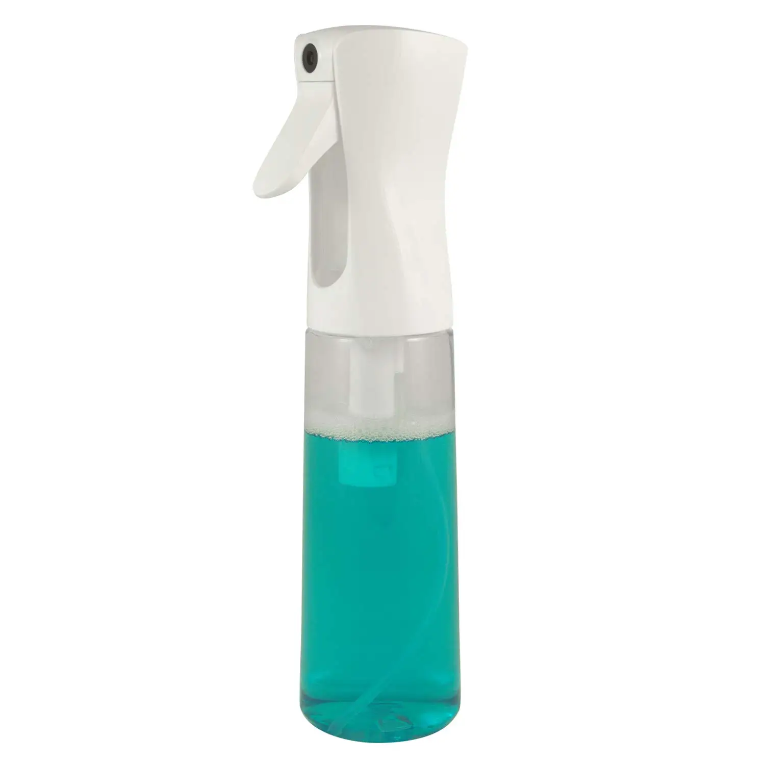 Continuous Spray Water Bottle, 12 Oz Hair Mist Sprayer  Ultra Fine, Aerosol,Solvent & BPA Free Clear Pressurized Mister