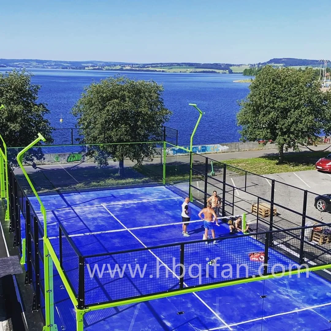 QiFan Padel  Court For Professional Tourament The Most Popular Paddle Tennis Court On sale