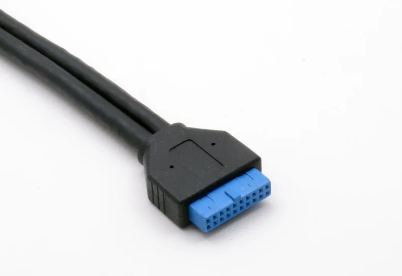 50 см usb3.0 20pin/19pin устройство работающее от прикуривателя с 2 портами материнской платы кабель-удлинитель USB 3 0 Передняя панель кронштейн