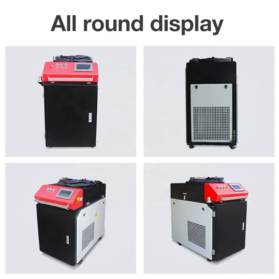 Лазерный очиститель QK-F1000C 1000 Вт 1500 2000 ручной аппарат для непрерывного удаления ржавчины с автомобиля волоконно-лазерная