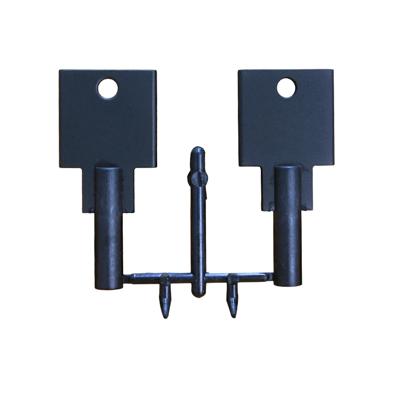 OEM intelligent electronic key hardware insert plastic coated high temperature resistant PEEK vertical injection molding