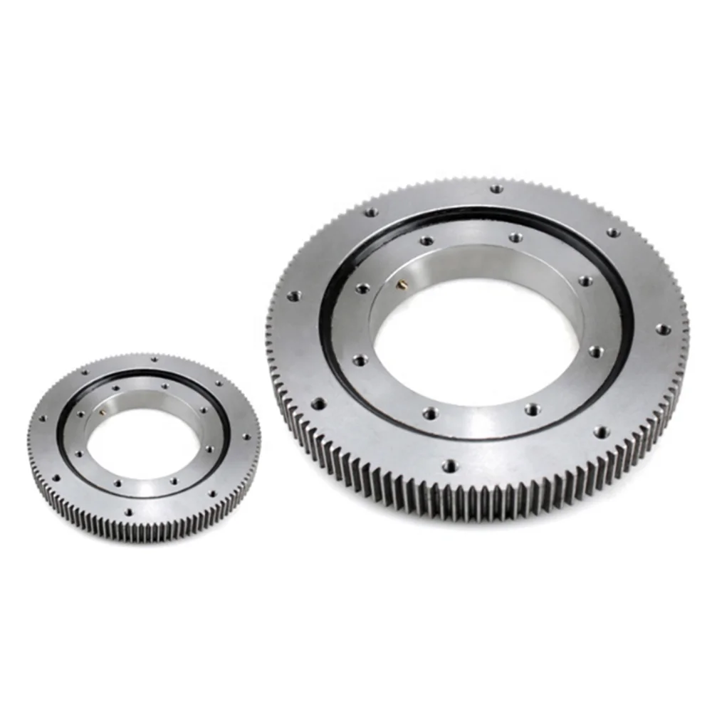 Light Series Excavator Turntable Ring RKS.21 1091 984*1198*56mm Four Point Contact Ball Slewing Bearings With External Gear