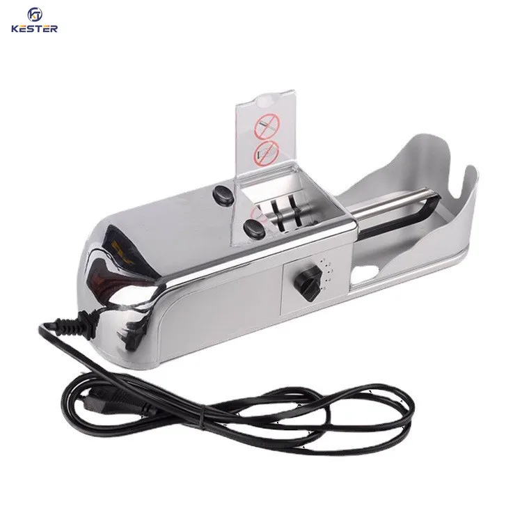 KESTER 2021 6.5mm Slim Tube Cigarette Rolling Machine Automatic Tobacco Inject Joint Roller Paper Wrapping Maker Smoking Accesso