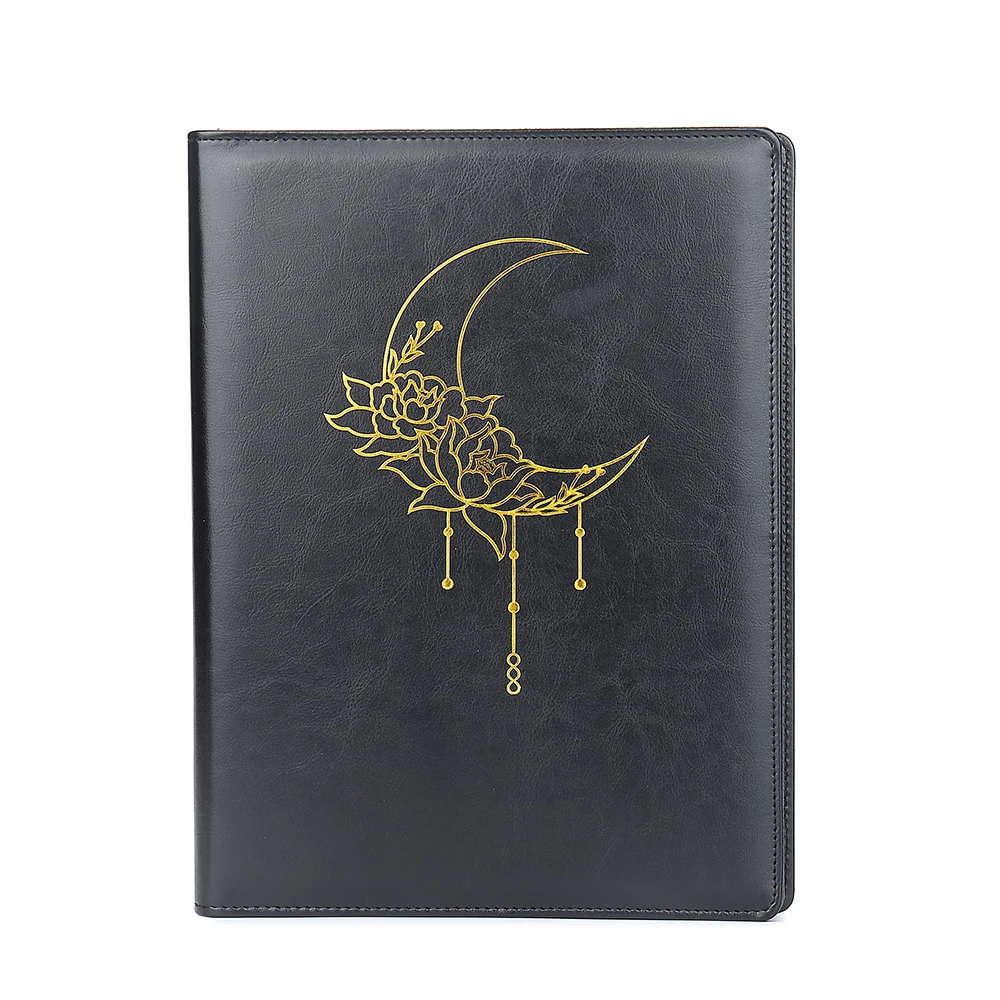 PU Leather B5 File Folder Top Quality Multifunctional Business Bag File Cover Custom Manage  Folder