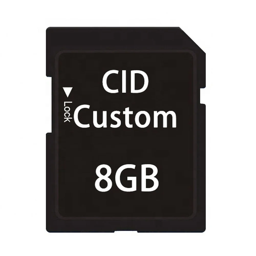 Заводская оптовая продажа индивидуальная SD-карта CID запись/клон 8 ГБ 16 32 64
