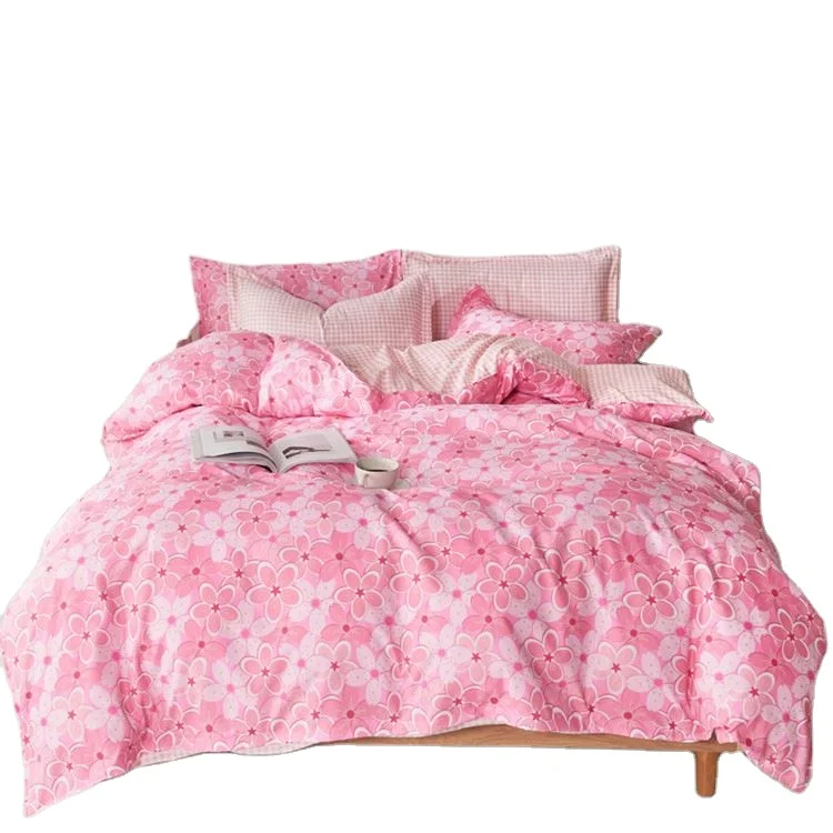 Комплект постельного белья из 100% полиэстера с пододеяльником и простыней