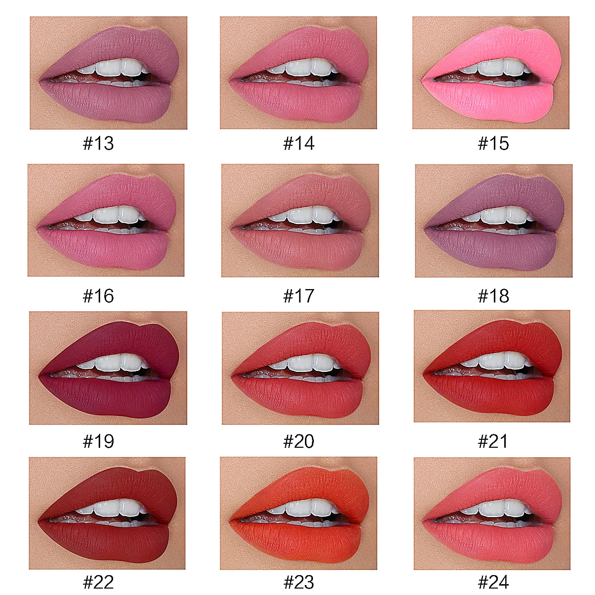 No logo wholesale high quality waterproof liquid matte lipstick private label