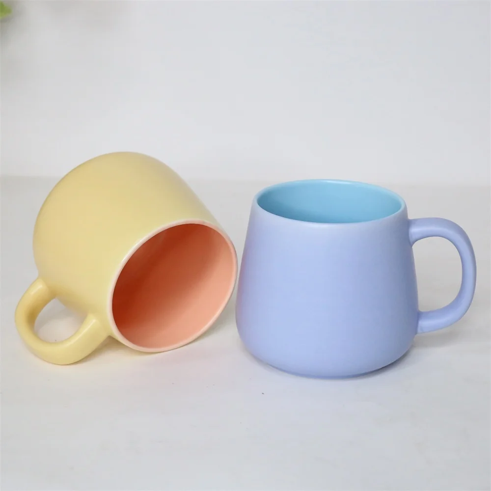 Mug High Quality Mate Glaze Ceramic New Coffee Mugs Customized Logo Acceptable Customized Color Accept Customized Designs