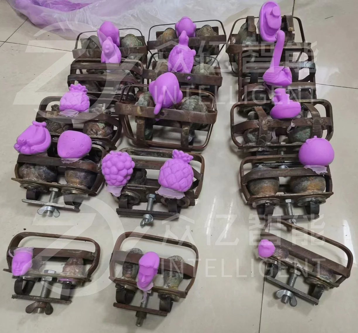 Automatic Soft Pvc Rubber Resin Plastic Doll Machine Ball  pvc Toy Making molding