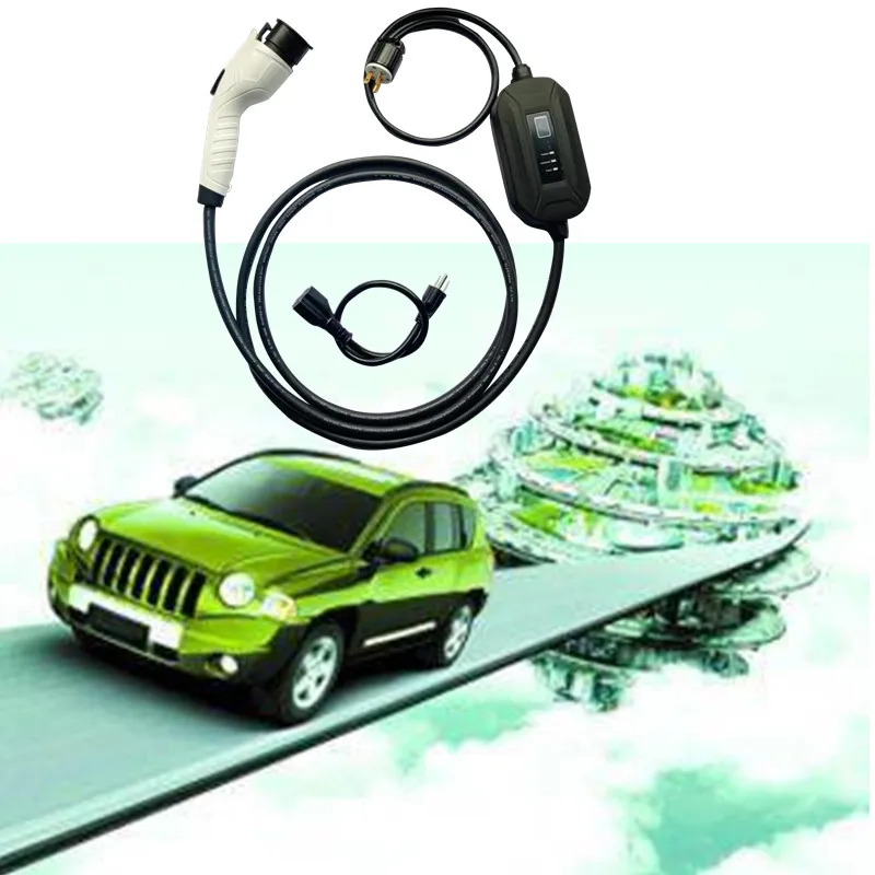 16A outdoor fast portable J1772 type1 to 62196 type2 ev charging cable