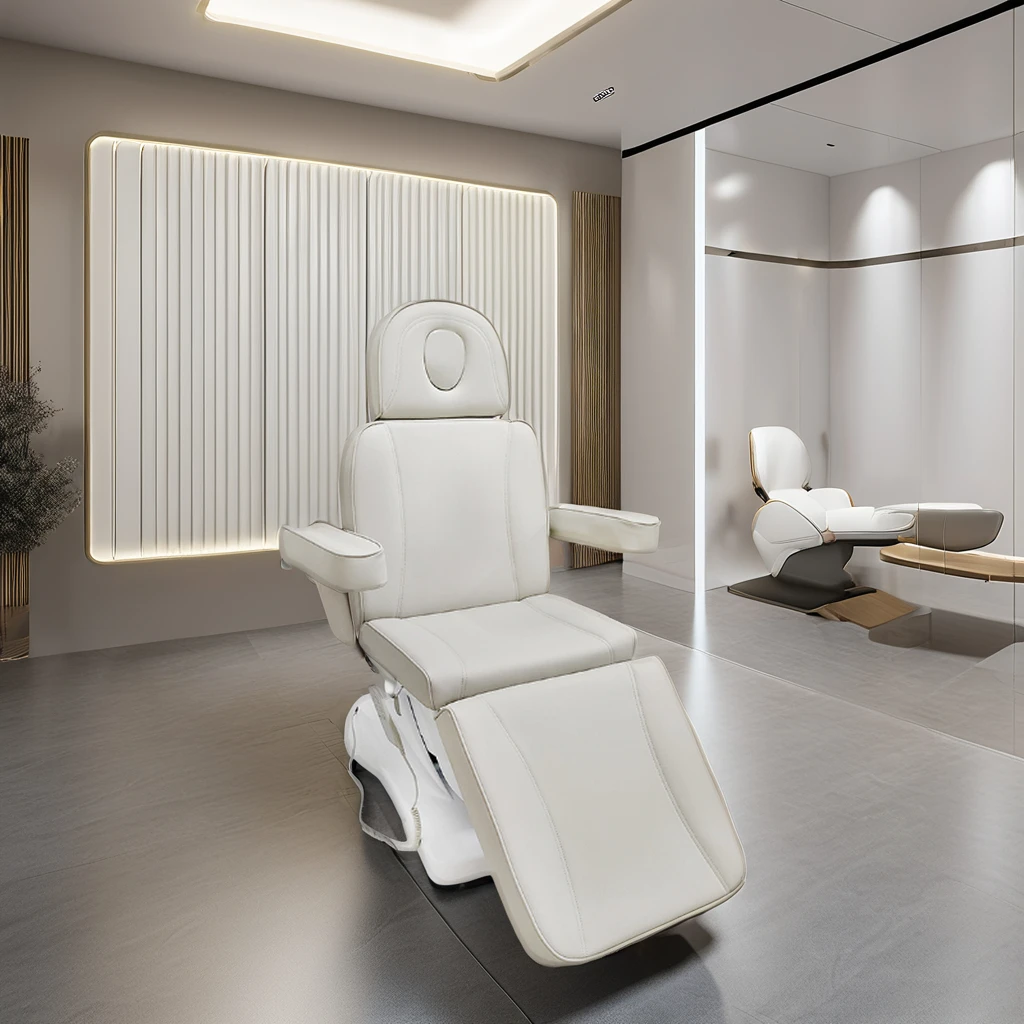 Anteeth Economy Beauty Salon Furniture Black White 3 Motor Aesthetic Spa Treatment Electric Beauty Salon Chair Bed