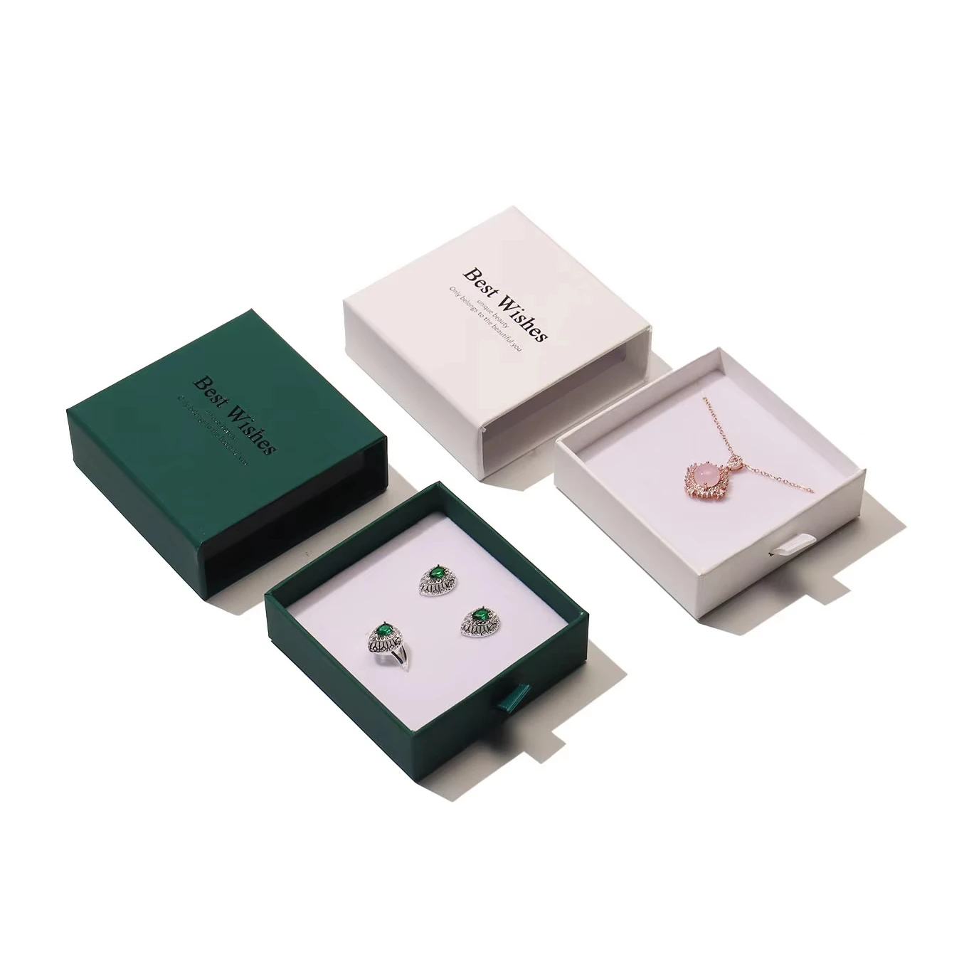 Xinxing jewelry professional packaging gift wrapping jewelry box earring pendant gift drawer box packaging