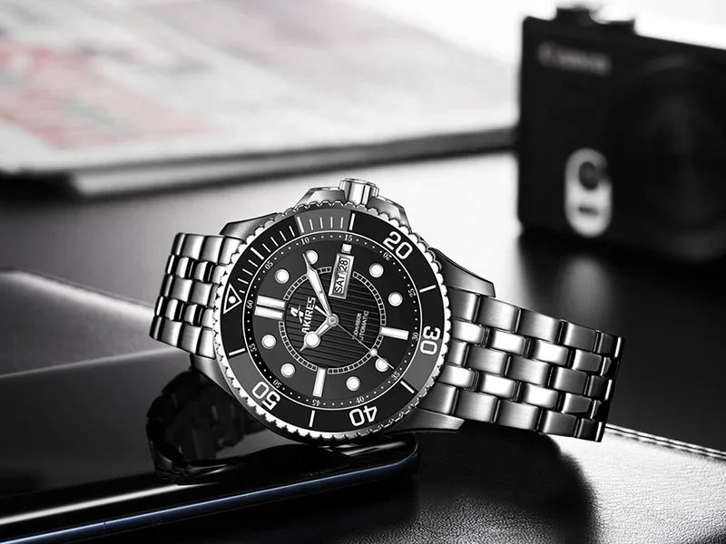 Sapphire Crystal Watches Men Original Brand Luxury Automatic Diver Watch Mechanical for Men