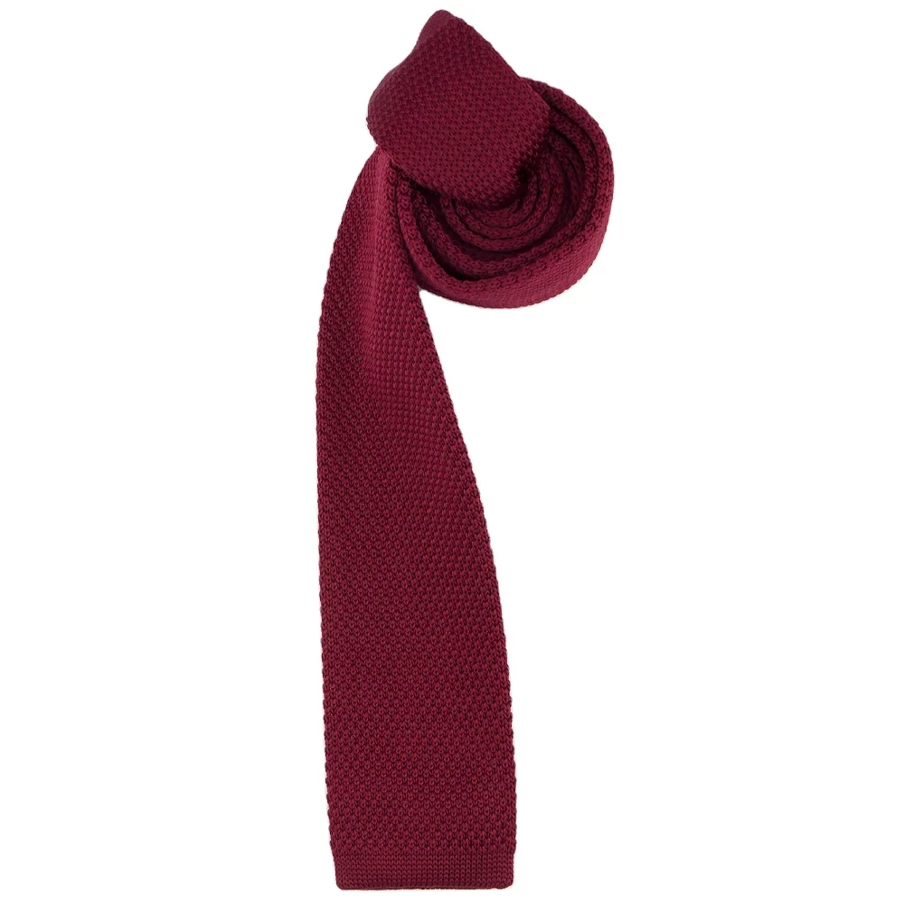 Manxiang Customize Handmade Elegant Slim Skinny Mens Knitted Tie