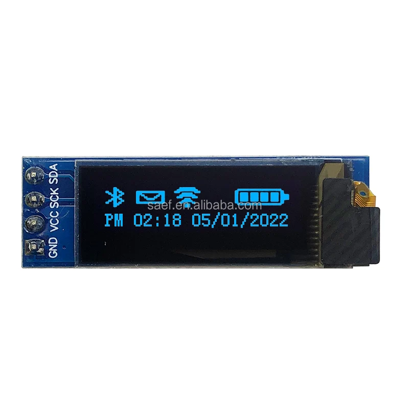 Небольшая панель модуля ЖК-экрана 128X32 128X64 OLED индивидуальный Fpc Spi i2c микро монохромный 0,91 0,96 Oled дисплей