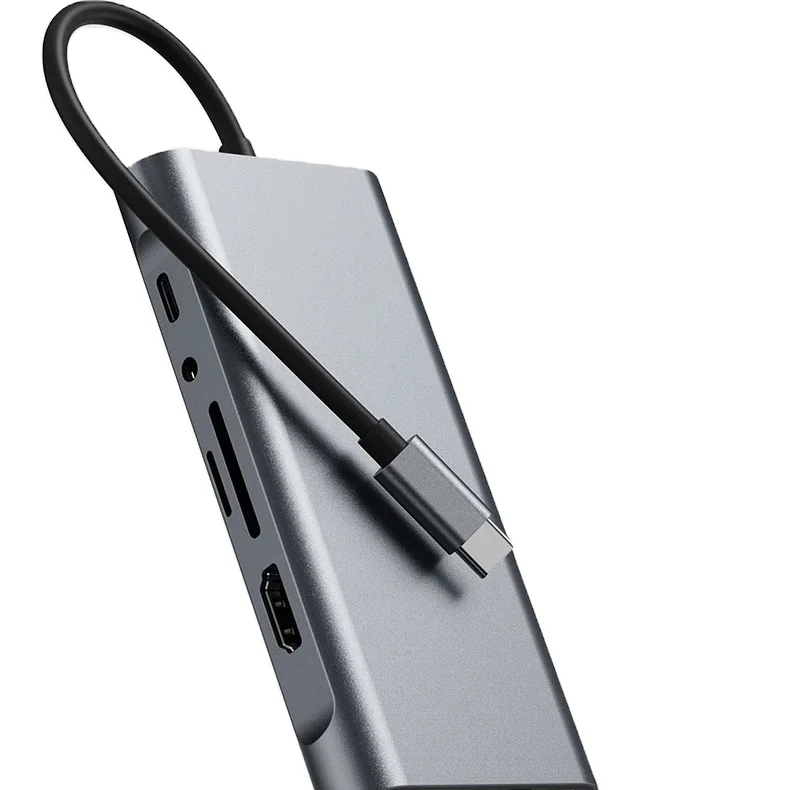 USB C 11 in1 hub extension dock 11 ports hubs connectors 11 in 1 Hub Usb C Multifunction 4K 1080P Usb 3.0 to Ethernet Network Hu