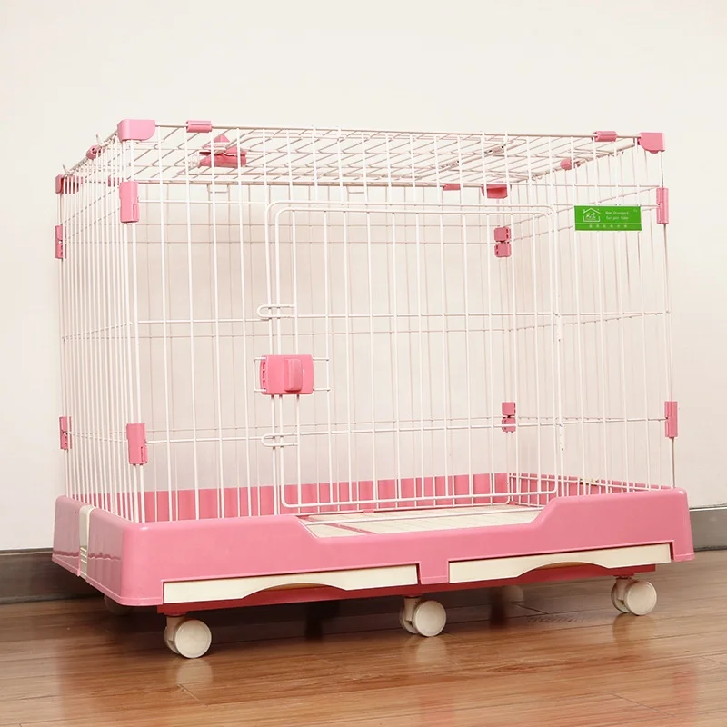 Pet Cage Indoor Metal Wire Yard Fence for Cat Dog Guinea Pigs Rabbits Kennel Cheap Dog House China Foldable Pet Cages