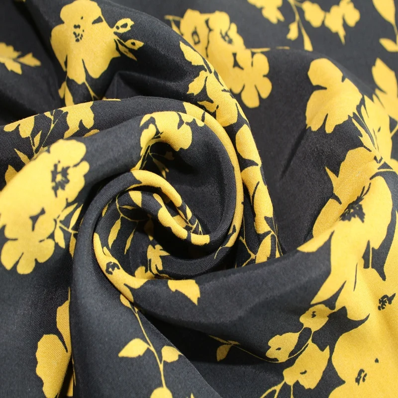
Fujiette rayon viscose fabric printed with fashion floral pattern for ladies pocket shirt 