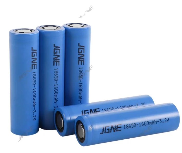 JGNE Kc Certificate Lifepo4 Batteries 18650 Cells Cylinder 1.6ah 3.2v Lifepo4 Battery Cell Lfp 18650