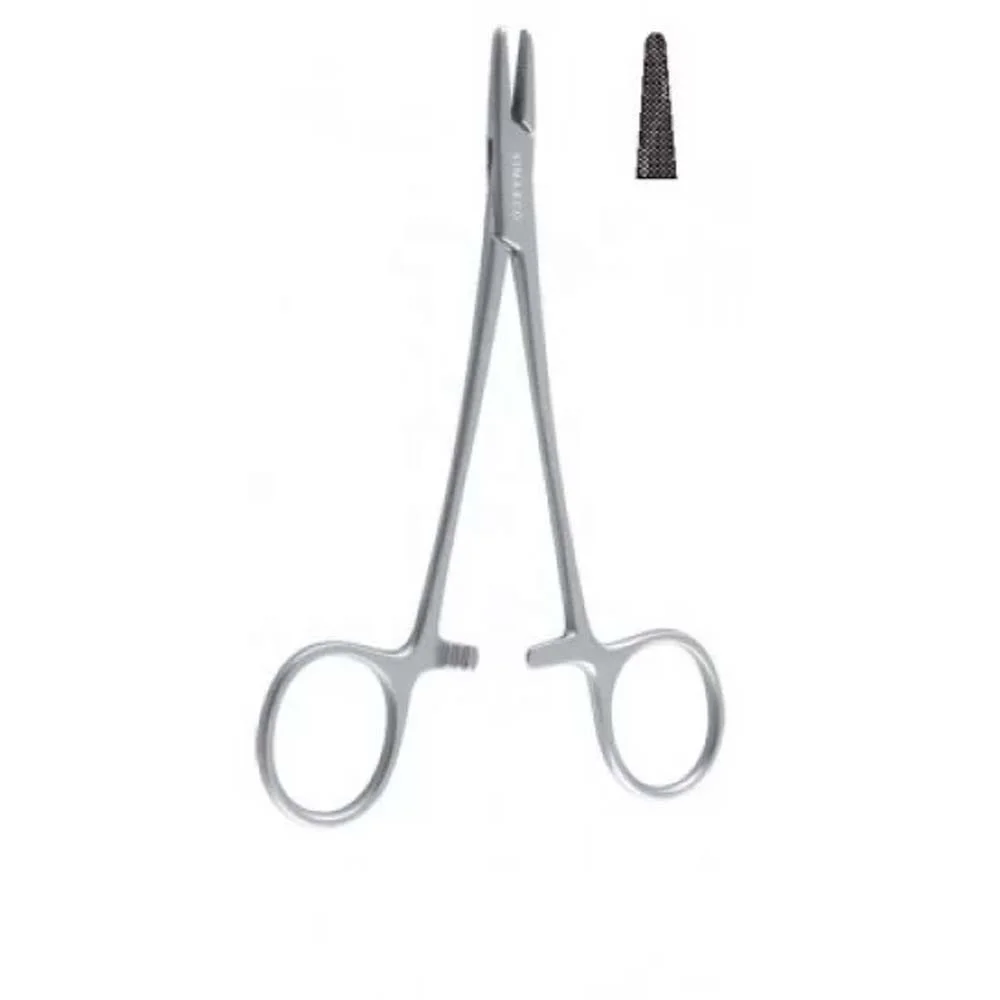 DERF T/C Needle Holder 12cm Electric Stainless Steel Surgical Instrument the Basis of Power Source