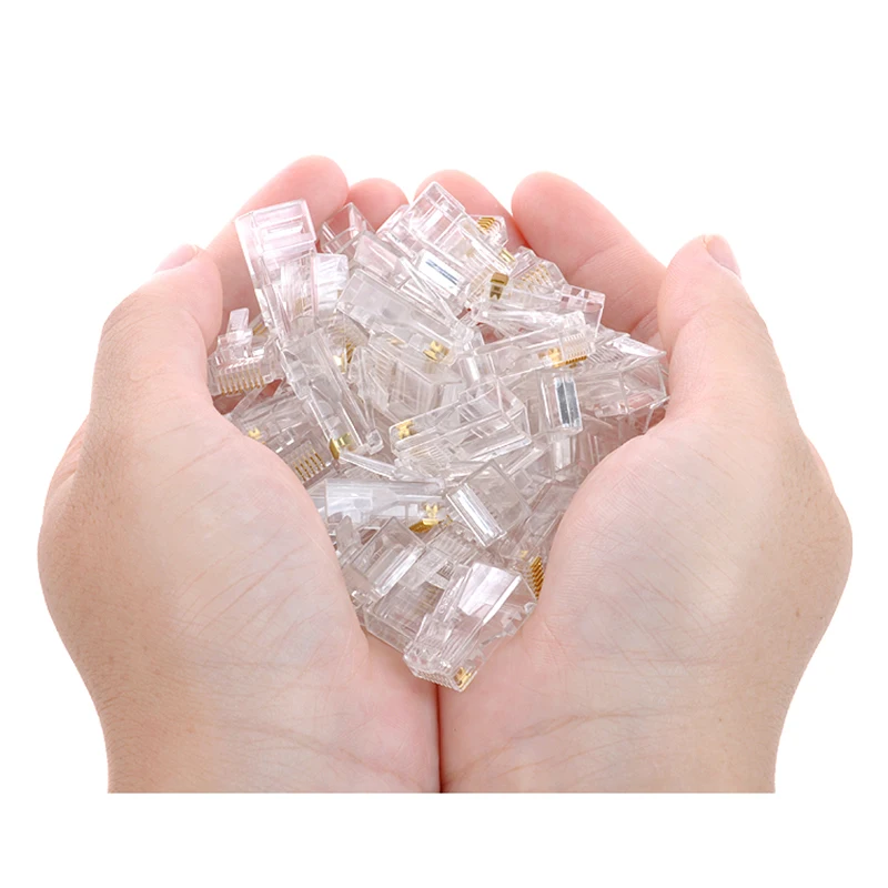 Самые Экономичные оптовые продажи Cat6 Cat5e UTP rj45 неэкранированный Штекерный соединитель Lan