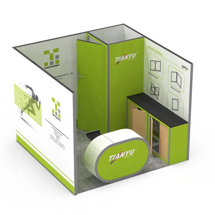 Modualr heavy duty Show Flexibility Booth Exhibition Stand Light Other Equipment Portable Booths10X20ft Design Trade Fairs