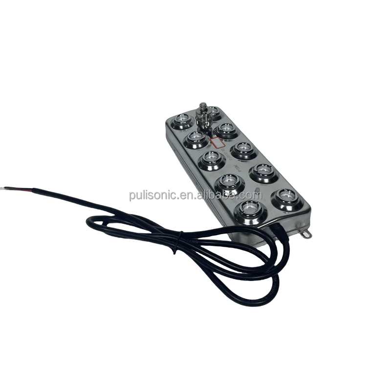 Ultrasonic Fogger 10 Head Underwater Sonicator Mist Maker For Mushroom Without Adaptor