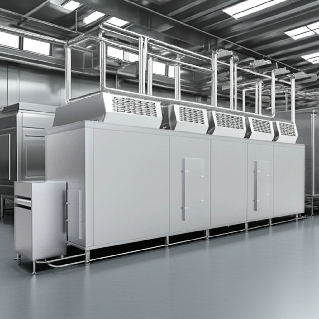 Quick IQF Spiral Freezer for Frozen Food Double Screw with Gearbox and Bearing Blast Tunnel Freezer for Hotels