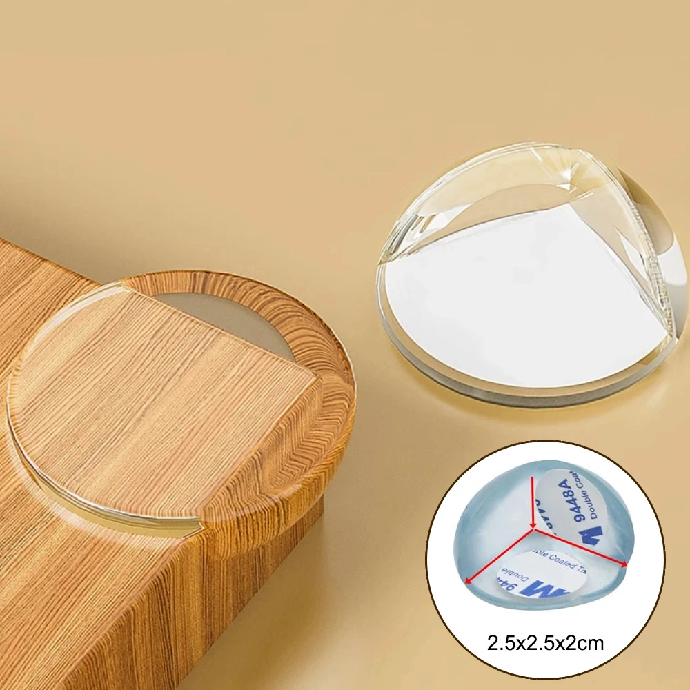1pcs Baby Safety Corner Silicone Protector Table Soft Transparent Children Anti Collision Corner Edge Protection Guards