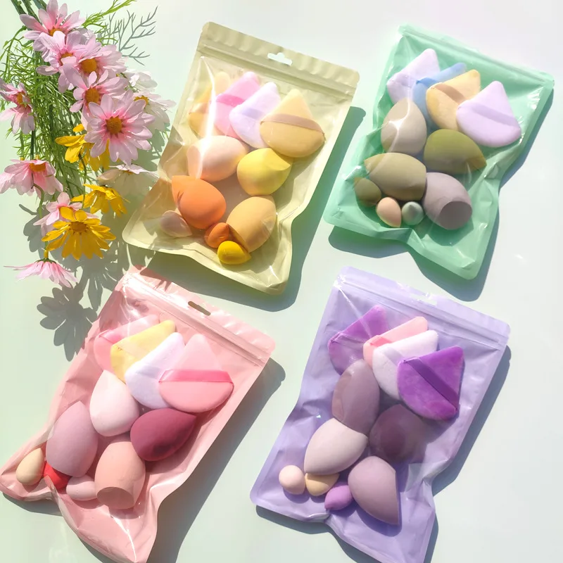 Cheap 11pcs Morandic Blender Beauty Makeup Sponge Set Soft Powder Puff Beauty Egg Gift Set Cosmetics Tool Face Makeup Sponge Set