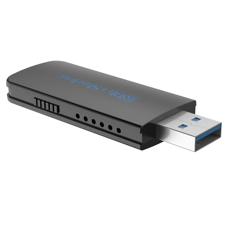 Новое поступление 1300 Мбит/с 802.11Ac/A/B/N/G Универсальная совместимость 2,4 ГГц/5 ГГц Wi-Fi адаптер Usb Wi-Fi