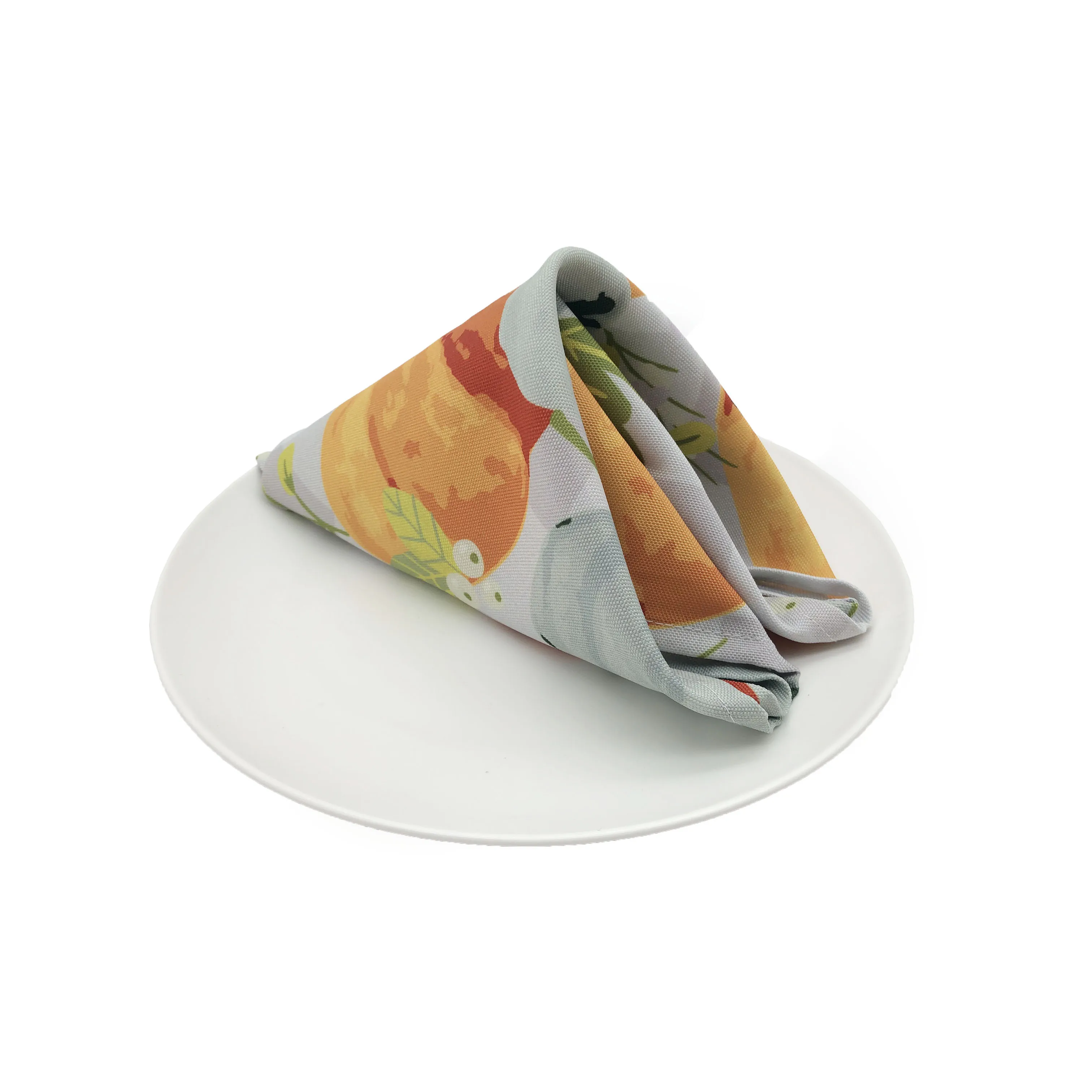 
Customized Stock Wholesale Linen Cotton Embroidered Christmas Napkin Cloth For Wedding Hotel Dinning Room 