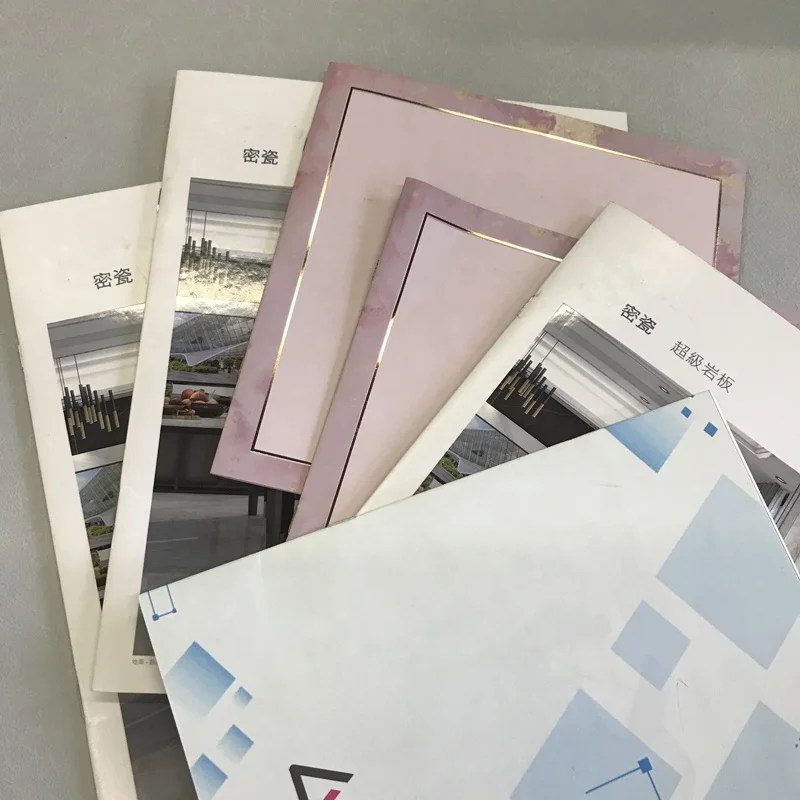 Custom printing Ceramic tile Company information product advertising Softcover photo Catalog  Brochure  book printing